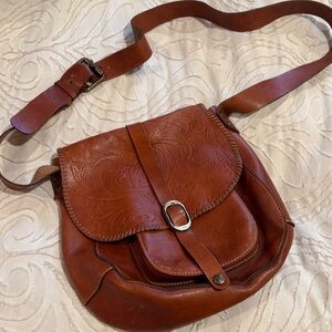 Patricia Nash saddle Brown Leather Women's Bag